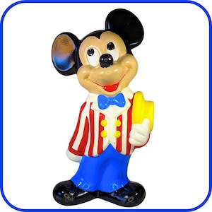 Vintage Walt Disney Produktionen Keramik Mickey Mouse Daper Dan