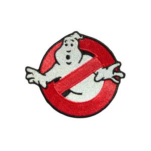 Ghostbusters Logo Aufnäher gestickt Aufnäher Fliegeranzug Kostüm 7,5 cm