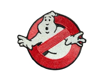 Ghostbusters-logopatch geborduurde opstrijkpatch Flight Suit-kostuum 3"