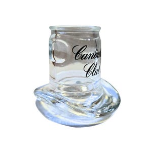 Vaso de whisky Canadian Club con forma de sombrero imagen 4