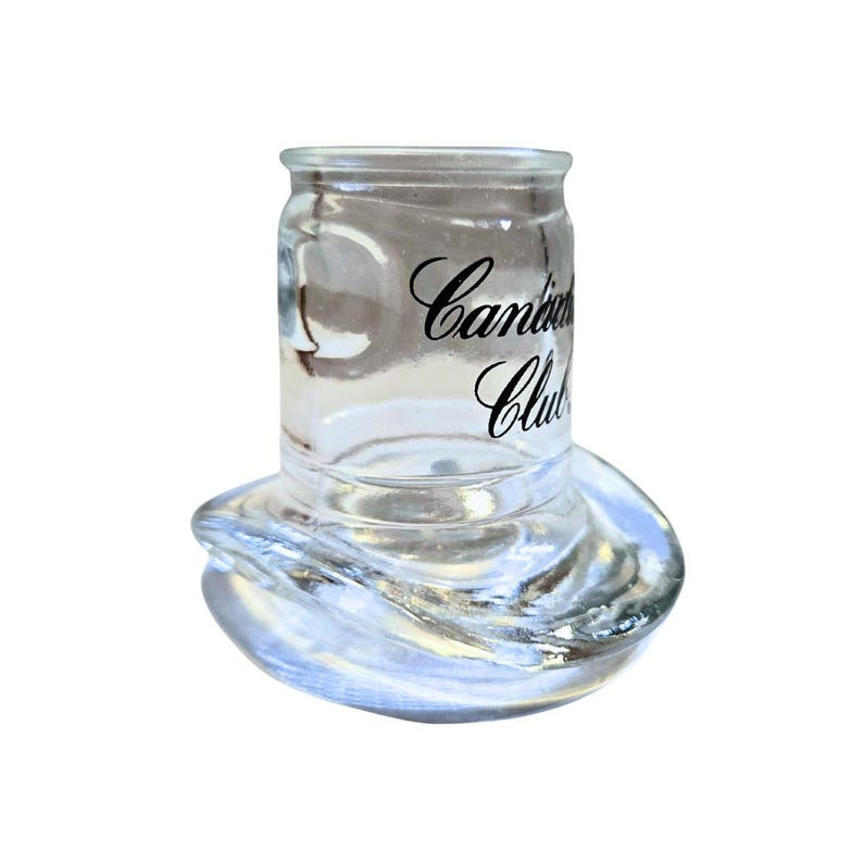 Vaso de whisky Canadian Club con forma de sombrero imagen 4
