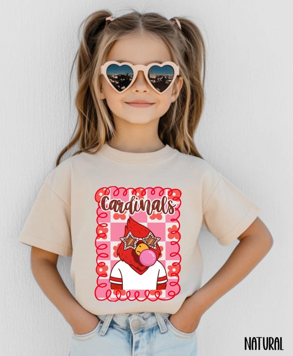 Cardinals Youth Short Sleeve Tee, Game Day Team Spirit Shirt