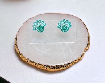 Statue of Liberty Stud Earrings: Patriotic 4th of July Jewelry