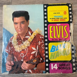 Elvis Presley - Blue Hawaii Album 14 Great Songs - Etsy Canada