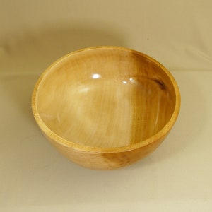 9 1/4&quot; Poplar Wood Bowl