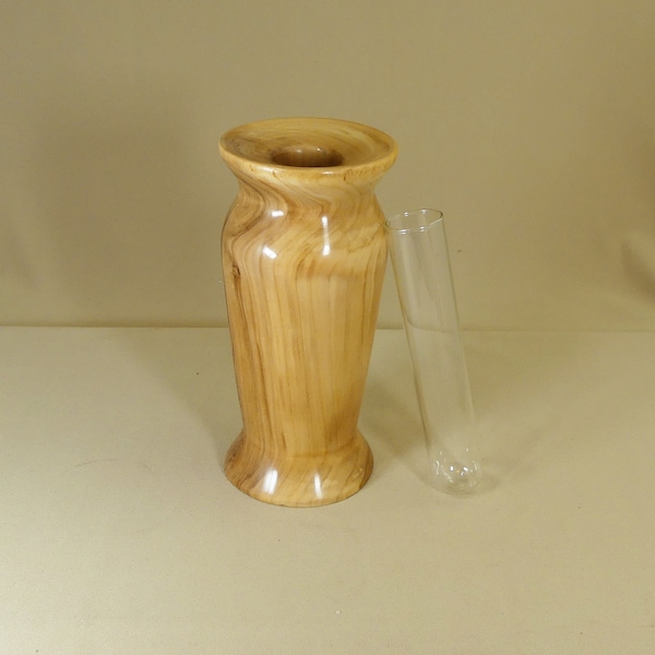 7 3/4" Apple Wood Vase