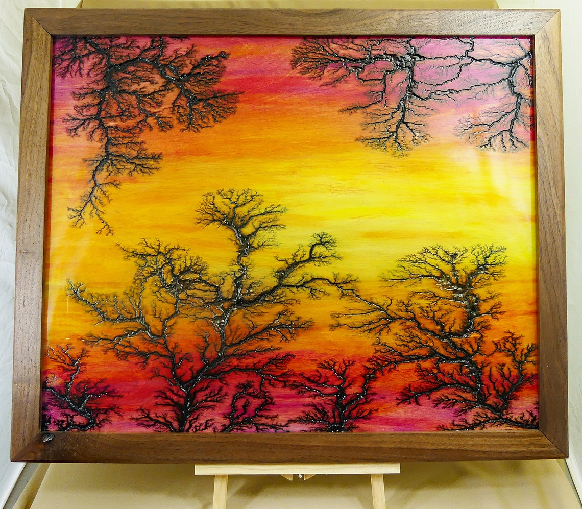 Large Lichtenberg Art Burning - Etsy