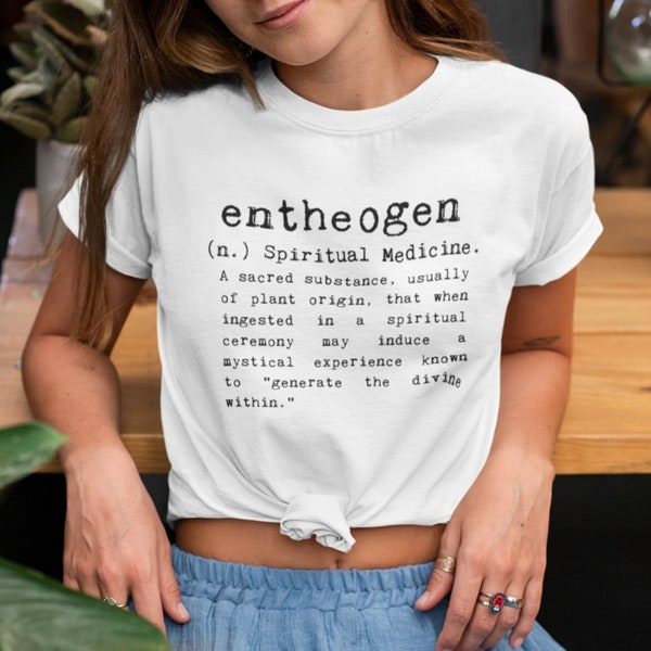 Entheogen Definition T-shirt Definitions collection Unisex Jersey Short Sleeve Tee Entheogens Sacred Plants Plant Medicine Ayahuasca DMT