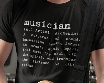 Musician Definition T-shirt Gifts for Musicians Music Teacher Gifts Music Lover Shirt Musician Life Music Teacher Shirt Guitarist Shirt Xmas