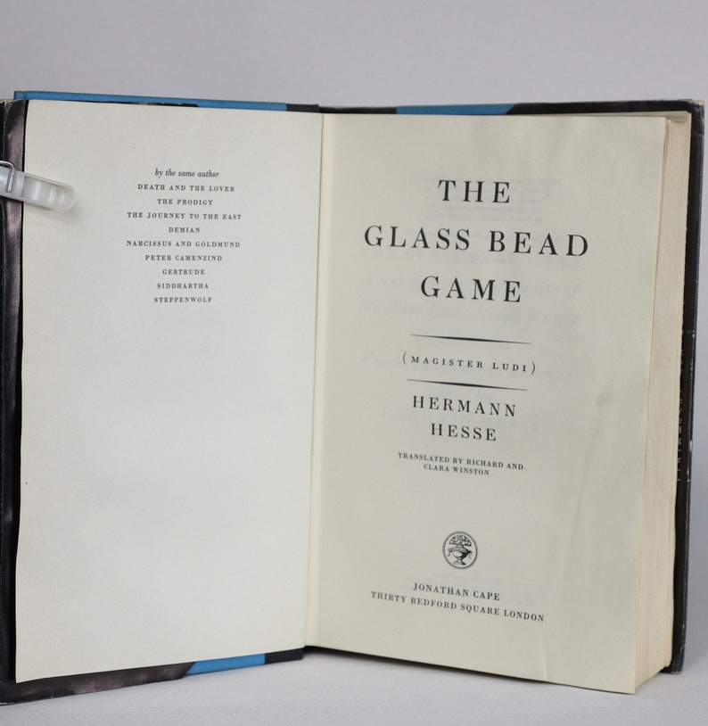 The Glass Bead Game 1970 by Herman Hesse Etsy