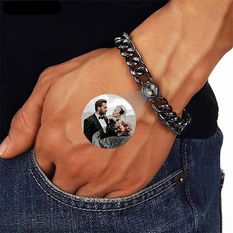 JAVMOO Men's Infinity Bracelet – Braided Leather & Stainless Steel Bracelet Gift For Him, Adjustable Clasp - View #9