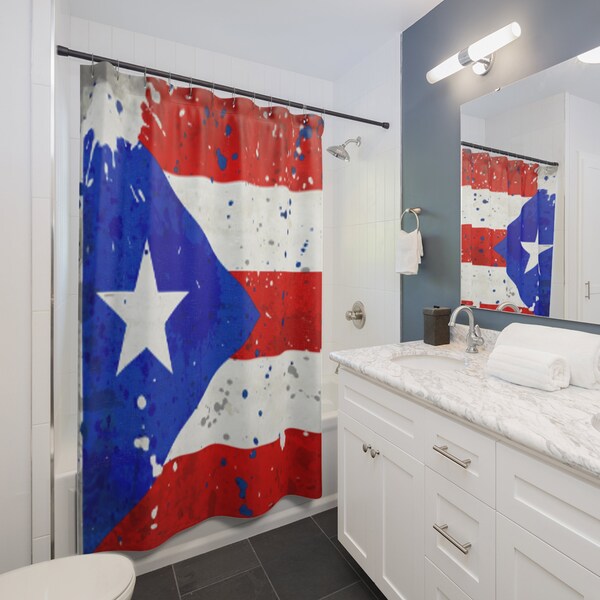 Puerto Rico Shower Curtains Etsy