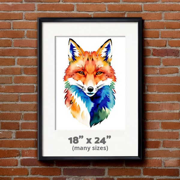 Out Foxed: Wall Art Print Poster