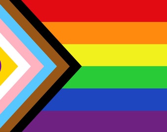 LGBTQIA + Regenbogen-Stolz-Flagge: Digitale SVG-Datei, Sie drucken jede Größe