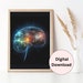 Neuroscience Art, Brain Art, Psychology, Neurology, Digital Download ...