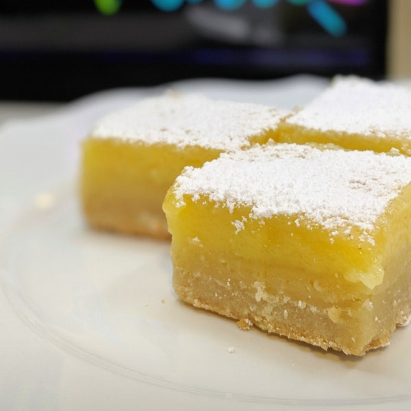 Gluten Free Lemon Bars - DF substitutions included