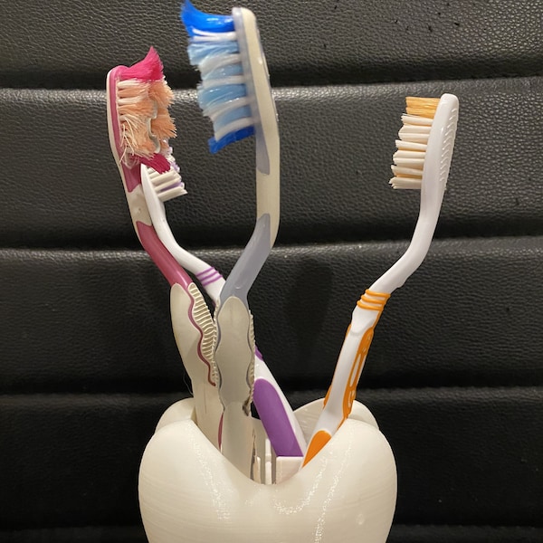 Porte-Brosse à Dents 3D - Original pour la Salle de Bain