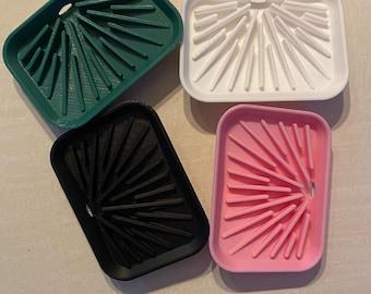 Elegant Soap Dish, Sponge Dryer, Scrub Brush Holder, Bar Soap Holder, Draining Soap Dish, Minimalist Bathroom Accessories