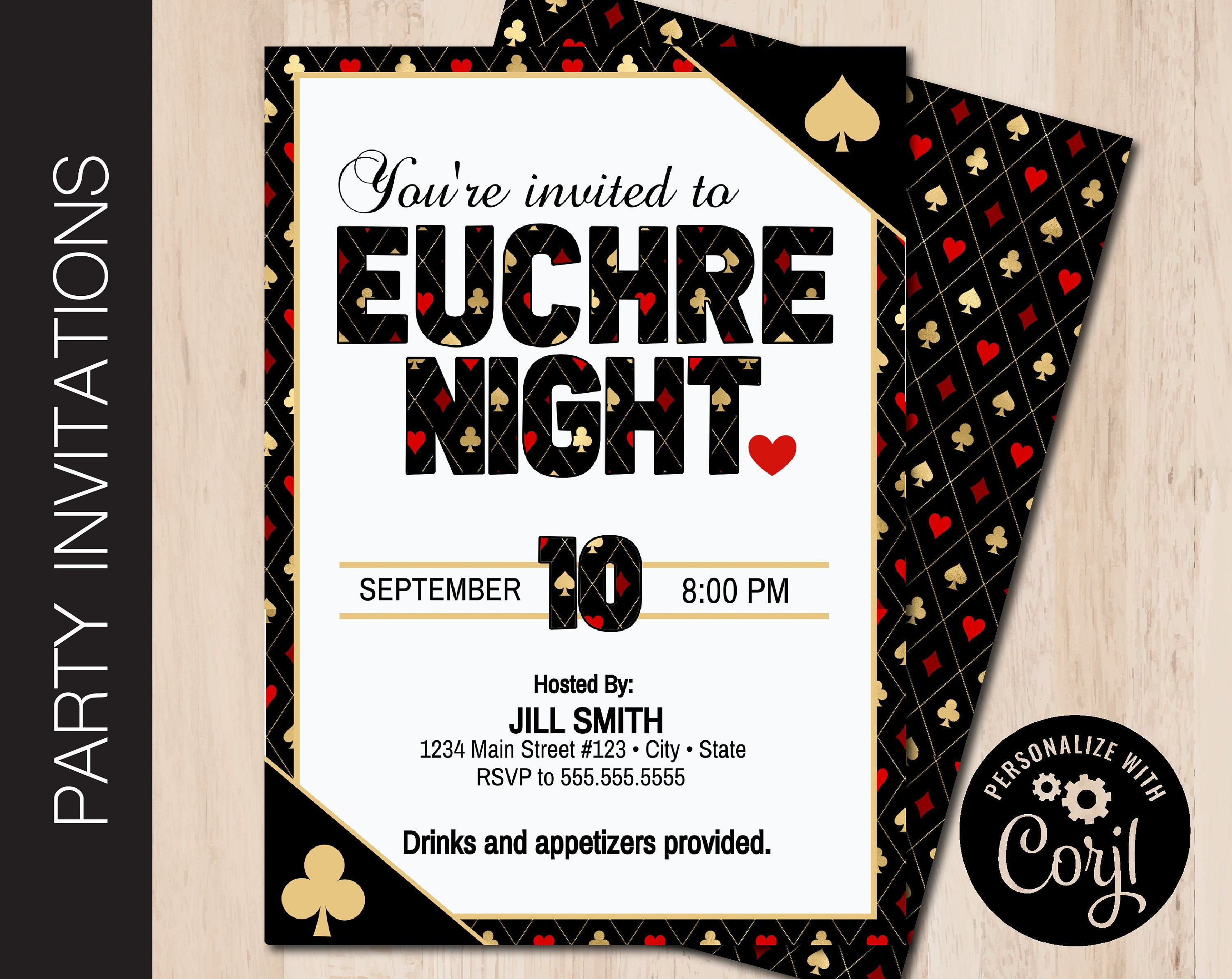 Euchre Invitation