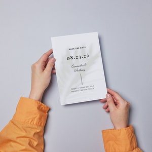 Customizable Save The Date Invitations: Bridal & Baby Shower (PDF Print)