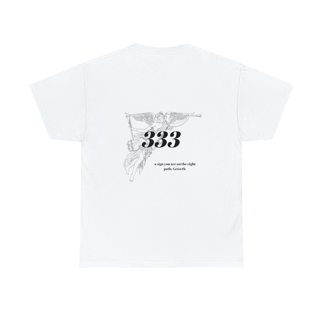 Angel Number 333 Graphic Heavy Weight T-shirt (unisex