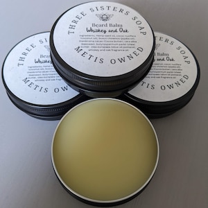 Hemp Seed Oil Jojoba Oil Beard Balm Indigenous Owned Natural