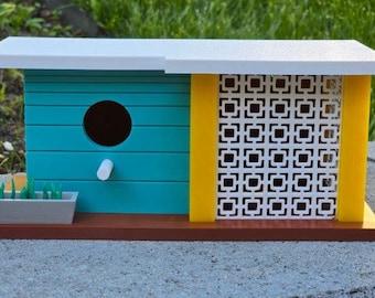 Mid Century Modern Birdhouse
