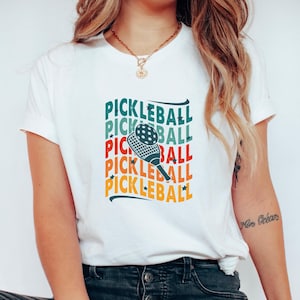 Funny Pickleball t-shirt, Pickleball Player Gift, Cute Women shirt, Pickleball Clothing, Sport Graphic Tees, Shirts for Men, Gift for Her