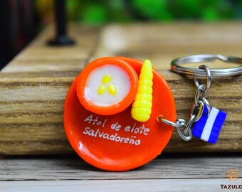 Llavero Salvadoreño de atol de elote