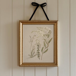 Stampe botaniche Fiori misti Arte stampabile Stampa artistica vintage di campagna Decorazione della fattoria per la cucina Arte murale Cottagecore Arte murale digitale