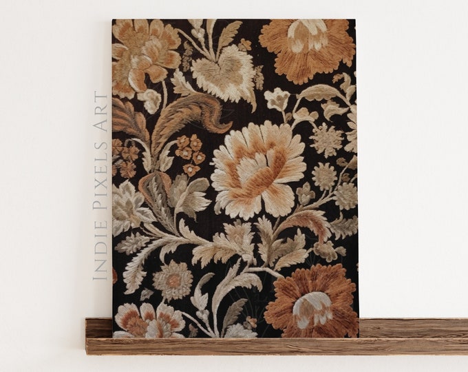Autumn Tapestry Print Rustic Fall Wall Art Vintage Style Tapestry Printable Autumn Wall Decor Print