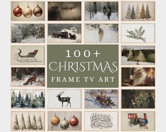 Vintage Christmas Art | 100+ Holiday Paintings for Samsung Frame TV (Digital Download)