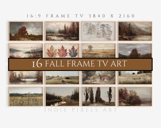 Frame TV Art Set Fall Landscapes 4K TV Art Set for Samsung Farmhouse Decor| Digital Download Art for Samsung Frame TV Art Instant Download