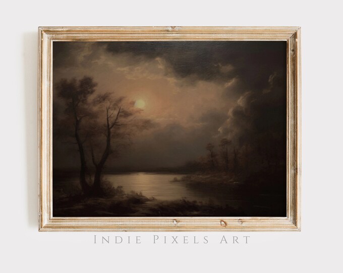 Moody Dreamy Landscape Print Dark Landscape