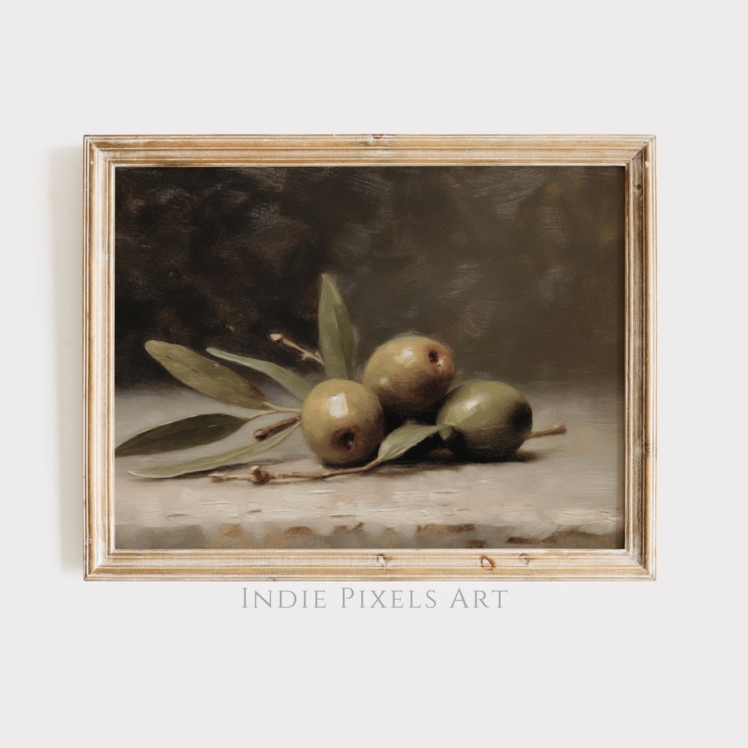 Dining Room Wall Decor Rustic Painting Olives Print Rustic Italian Wall Art for Dining Room
