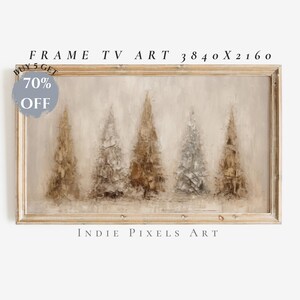 Christmas Samsung Frame TV Art, Winter Samsung Frame TV Art, Farmhouse Christmas, Christmas Tree Art for TV, Digital Download, Holiday Decor