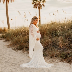 Lace Maternity Dress Etsy