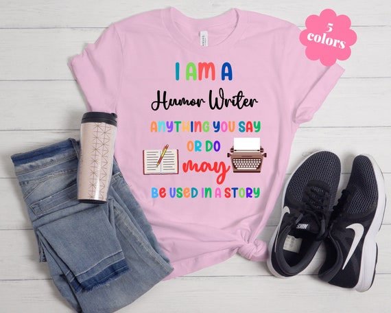 I Am A Writer Gift Funny Author Gifts Writing' Men's 50/50 T-Shirt
