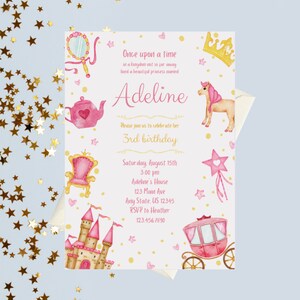 Princess Birthday Invitation