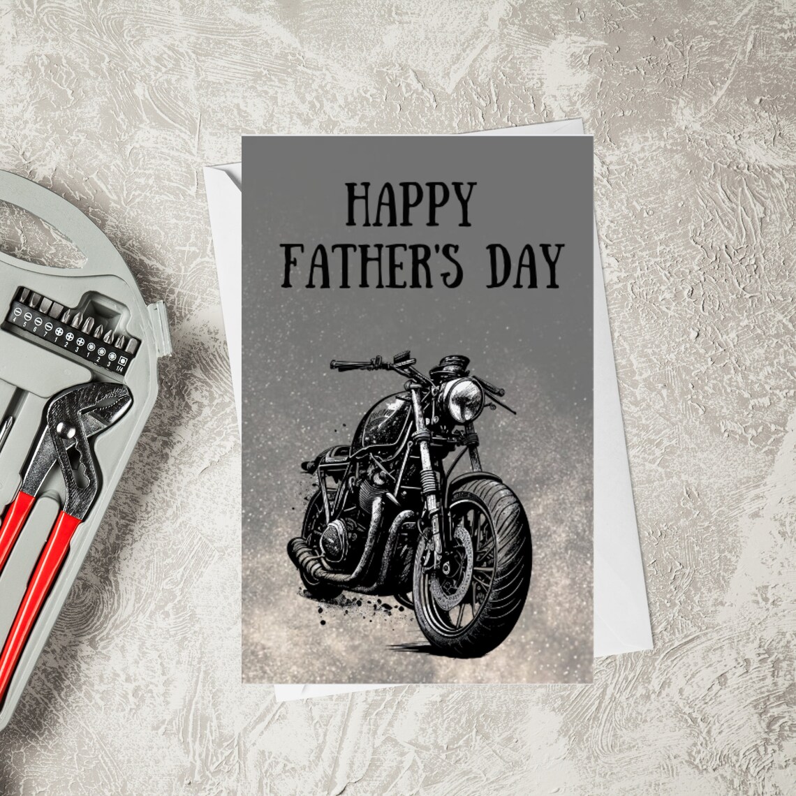 Custom, Enjoy The Ride Card, Motorcycle Card, Father's Day Card - View #13