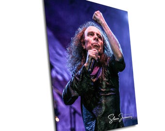 Ronnie James Dio Portrait Art Print, Heavy Metal Music Poster