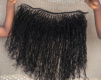Aplique para dreadlocks realista e respirável de renda 13x6