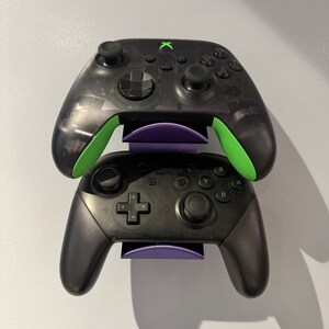 Universal Double Controller Wall Mount, Xbox Series X/S, One controller, PS5/PS4 controller, Nintendo switch controller