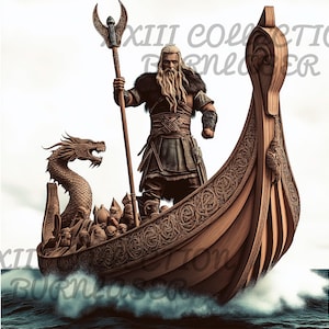 Laser Engraving PNG File: 3D Illusion Viking Wall Art, Wood Decor, Lightburn Engraving File, Viking PNG , Viking Laser Design, 3d Wood Decor