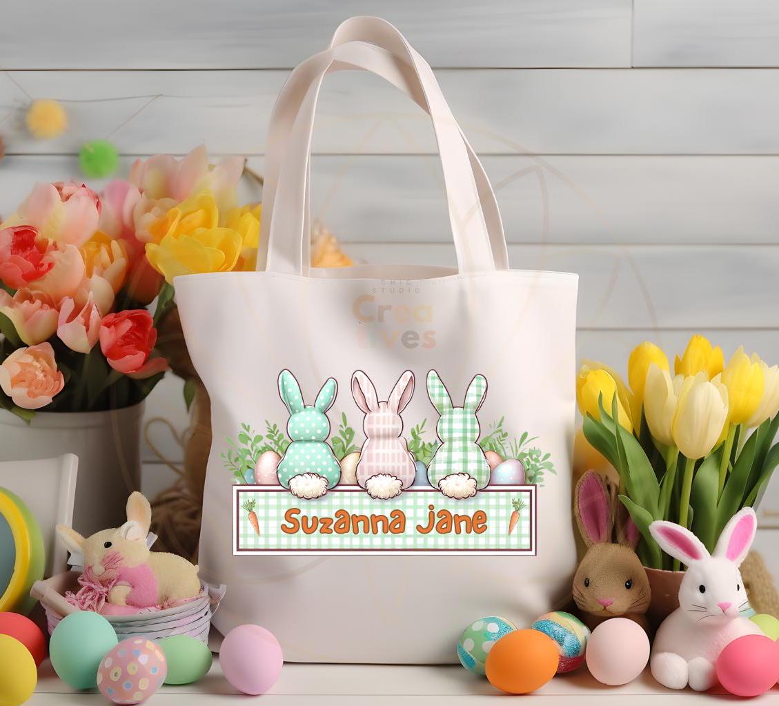 Easter Name Plate PNG for Sublimation, Custom Easter PNG, Easter Bunny ...