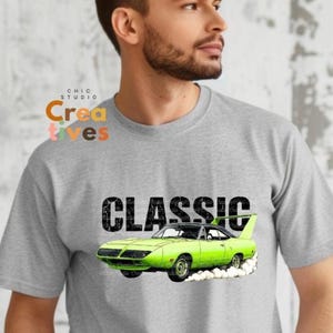 Classic Muscle Car Digital Download, Muscle Car Clipart, Classic Car Design, 300 DPI PNG, Car Enthusiast Gift, Car Art, American Muscle