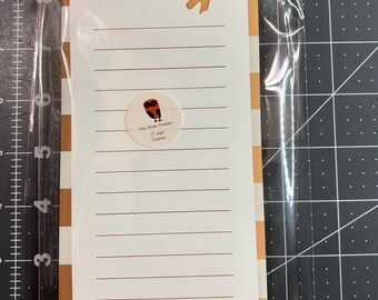Gingerbread Notepad, Oh Snap To Do List, Not Sticky Pages, 25 Pages Notepad, Handmade, Christmas Gift, Funny Gingerbread, 9"x4.5" size