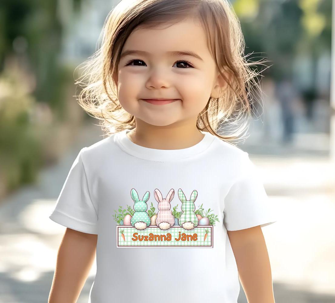 Easter Name Plate PNG for Sublimation, Custom Easter PNG, Easter Bunny ...