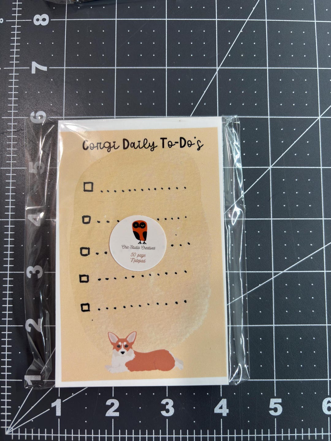 Editable Corgi Notes Corgi Daily To-do's Notepad, Cartoon Corgi, Not Sticky Pages, 50 Pages ...