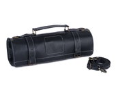 Full Grain 10 Pocket Handmade Taiga Leather Cheff Roll Limited Edition, Taiga Leather Roll Bag, Chef Gift Birthday Gift, Chef Case Tool Roll